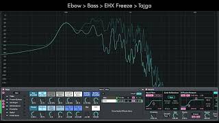 Ebow  Bass  EHX Freeze  Tajga [upl. by Anelhtak]