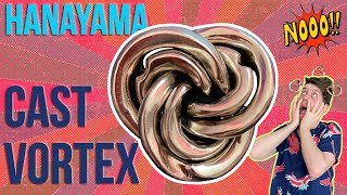 INSANE Hanayama Puzzle CAST VORTEX Full assembly REVIEW and SOLUTION [upl. by Retsam]