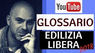 Lavori in casa senza permessi e Glossario edilizia libera  parte 22 [upl. by Craig]