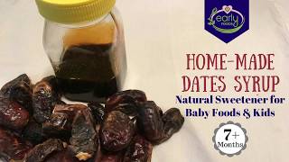 Homemade Dates Syrup  Natural Sweetener for Baby amp Kids  Early Foods [upl. by Mendel]