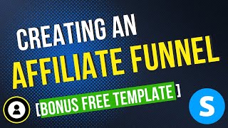 How to Set Up A Simple 2Step Affiliate Funnel In systemeio  Free Template Included [upl. by Nealon235]