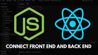 Connect frontend and backend  React JS Node JS Express  Send data from backend to frontend  API [upl. by Jenifer181]