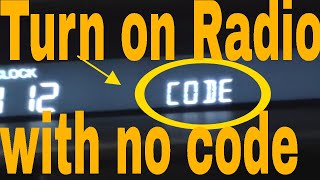 Acura TL Radio Code Instructions [upl. by Marylou571]