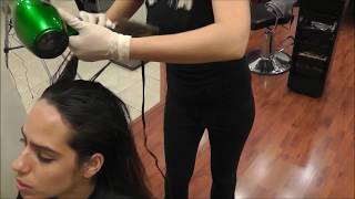 Keratin Hair treatment How to Instructional Video Express formula [upl. by Nylaf359]