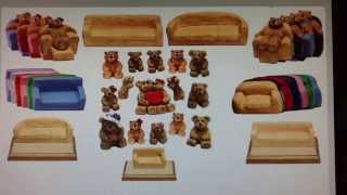 Personalized Free Build a Bear Hug for Mom with 16 Kid Bears on Loveseat  BestBearBunchcom [upl. by Sayce]