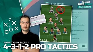 PES 2021  4312 Pro Tactics [upl. by Imaon]