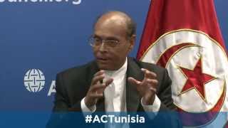 Tunisias Democratic Successes A Conversation with the President of Tunisia Mohamed Moncef Marzouki [upl. by Dnalevets]