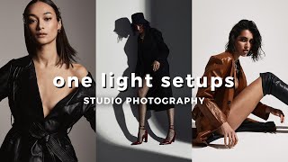 How To Use One Light Four Different Ways  Studio Photography Behind The Scenes Tutorial [upl. by Atiuqat354]