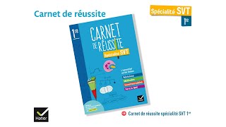 eSVT Comment utiliser le carnet de réussite 1ere SPE SVT  HATIER [upl. by Edia]