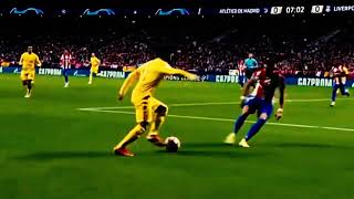 mo salah stunning goal slow motion vs atletico madrid mosalah mohamedsalah goals goal [upl. by Gnek913]