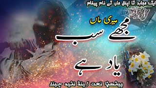 Meri Maa Mujhe Sab Yad Hai  Urdu Jihadi Tarana  Naats and Nasheeds Channel [upl. by Reisman]