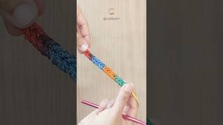 Crochet Fishtail Braid crochettutorial [upl. by Ahsiakal563]