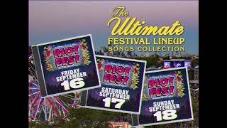 The Ultimate 2022 Riot Fest Lineup Compilation OnSale [upl. by Laehcar972]