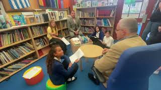 Hare Street Primary pupils interview Harlow MP Robert Halfon [upl. by Naihtniroc]