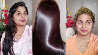 Get Smooth shiny Silky amp Long Hair In Only One Wash  Henna Hair Pack For Dry And Damaged Hair [upl. by Simone]