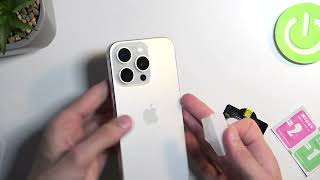 How to Put On iPhone 15 Pro Camera Protector  StepbyStep Guide To Install Lens Tempered Glass [upl. by Zusman131]