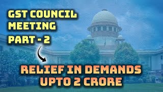 GST Department Cannot File Appeals  53rd GST Council Meeting  Government to Reduce GST Litigation [upl. by Ailecec]