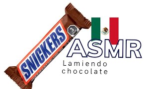 asmr lamiendo chocolate [upl. by Aihsercal]