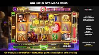 Tesla x246 3 Bet 739 Huge Win Online Slots GameArt BitStarz Online Casino [upl. by Lotz]