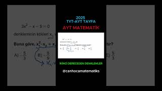 MATEMATİK 1 NET YKS2025 yks kpssmatematik tyt kpsslisans dgs kpss kpssortaöğretim maths [upl. by Akiemehs]