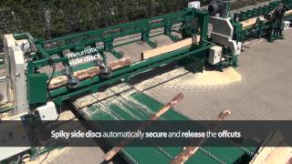 WoodMizer SLP2 Smart Log Processing Line [upl. by Maddis]