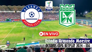 ALIANZA FC VS NACIONAL En Vivo Hoy 🔴 Copa Betplay 2024 Octavos Ida Partido en vivo [upl. by Ehrsam411]