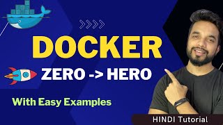 Docker Course For Beginners 2024 Basic to Advance Tutorial 🔥 HINDI  MPrashant [upl. by Reizarf]