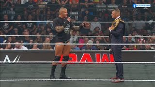 Randy Orton reta a Gunther a una lucha por el Titulo Pesado de WWE  WWE Raw 05082024 En Español [upl. by Jori]