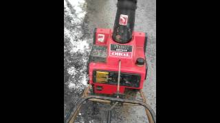 1986 Toro CCR2000 snowblower with 45HP Suzuki engine [upl. by Filbert173]