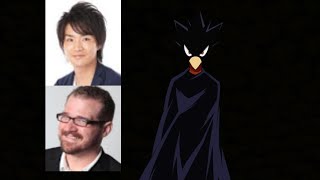 Anime Voice Comparison Fumikage Tokoyami My Hero Academia [upl. by Ahsyla]