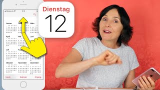 iPhone Kurs für Seniorinnen Teil 15 Meine Termine im iPhone Kalender [upl. by Allemrac349]