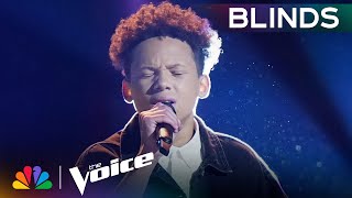 Jaylen Dunham Wins Coach Gwens REPLAY with His Cover of quotListenquot  The Voice Blind Auditions  NBC [upl. by Dibrin]