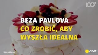 Jak zrobić idealną bezę Pavlova  Onet100 [upl. by Agemo551]