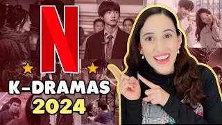 🤩 Top 10 MEJORES DRAMAS COREANOS EN NETFLIX 2024 🇰🇷 RECOMENDACIONES HelloTaniaChan [upl. by Sirrah]