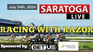 LIVE Horse Racing Handicapping  Saratoga  Delaware Park  Parx  Finger Lakes  Wed July 24th [upl. by Anatole]