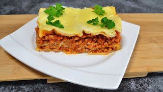 Lasagne z mięsem mielonym  Jak zrobić  Smakowite Dania [upl. by Ehrman]