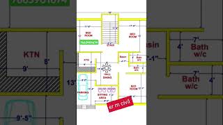 3236 House plan with car parking [upl. by Bodwell]