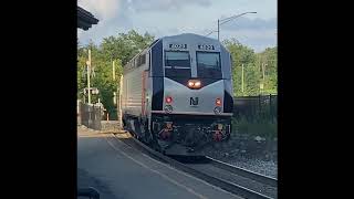 NJ Transit Trains At Netcong Station [upl. by Leugimsiul]