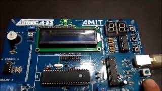 Demo  Interface EEPROM to AVR Atmega32 [upl. by Aisor386]