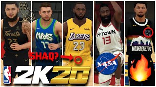 NBA 2K20  ALLNEW NIKE CITY JERSEYS UPDATE SHOWCASE [upl. by Addy]