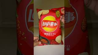 LAY’S HOT CHILI FLAVOR asmr asmrsounds satisfying food lays chips shorts youtubeshorts [upl. by Kalman]