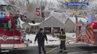 Olathe FD gives out tips for heating home safely after house fire freezing temps [upl. by Ahsinyd]