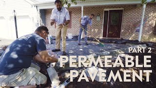 Permeable Pavement Construction  Part 2 [upl. by Holcomb989]