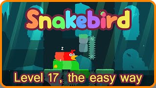 Snakebird Level 17 The Easy Way [upl. by Campman614]