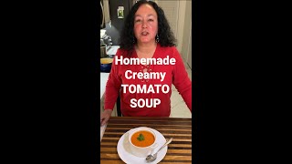 Homemade Creamy TOMATO SOUP  Youll never buy canned again shorts [upl. by Edward56]