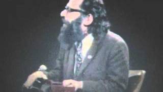 Allen Ginsberg sings Hare Krishna to William Buckley [upl. by Acirrehs]