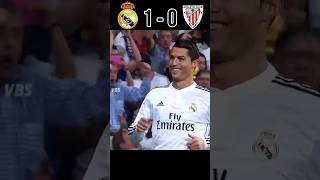 Real Madrid vs Athletic Bilbao 50 Cristiano Ronaldo Hattrick 2015🔥 football love edit shorts [upl. by Anirtap]