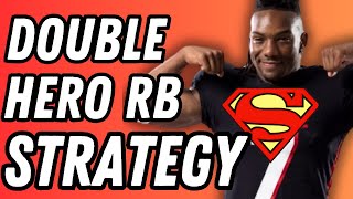 This Strategy DOMINATES Leagues  The Double Hero RB Draft Strategy  2024 Fantasy Football [upl. by Appledorf]