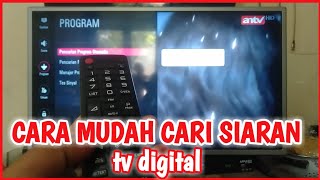 CARA MUDAH MENCARI SIARAN TV DIGITAL DI TV LED MERK LG [upl. by Crim]