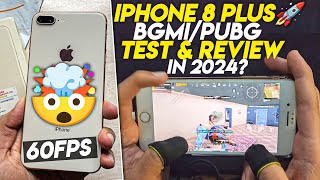 IPHONE 8 PLUS BEST FOR GAMING IN 2024🔥•60FPS GAMING🚀•GAMING REVIEW😍•IPHONE 8 PLUS BGMIPUBG TEST💀 [upl. by Sethrida133]